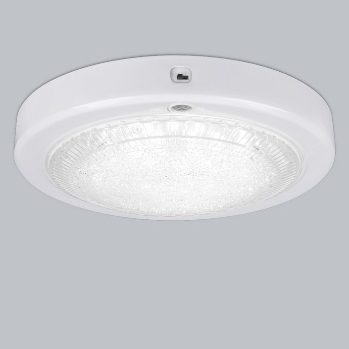 EL 국산 아크릴 원형 방습형 센서등 LED20W 주광색 플리커프리, 주광색, 1개