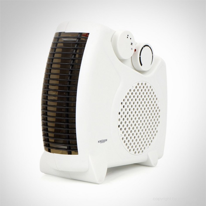 크루거 미니 온풍기 스탠드형 바닥형 겸용, KH03W화이트