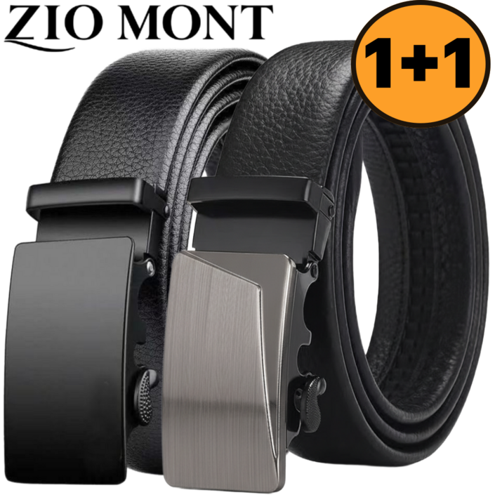 지오몬트 남성 벨트 자동 버클 가죽