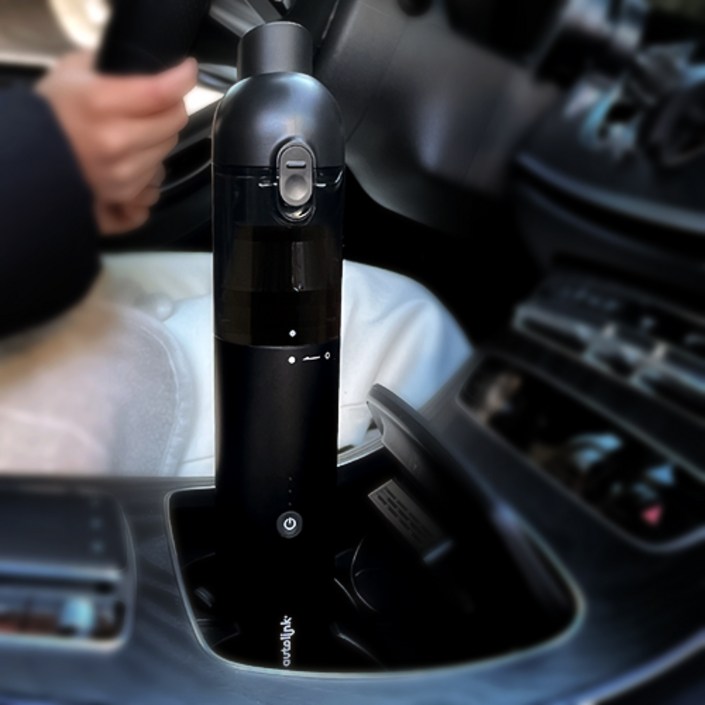 아우토링크 무선 미니 에어건 소형 차량 휴대용 청소기, 단일색상