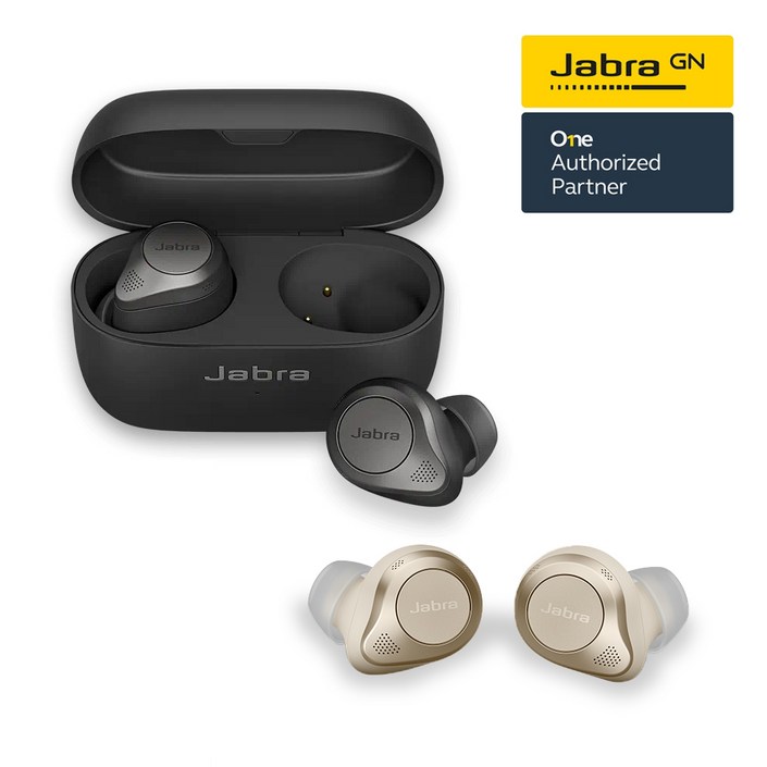 Jabra Elite 85t 프리미엄 트루 와이어리스 블루투스 이어폰 무선충전 액티브노이즈캔슬링 5단계ANC 공식정품