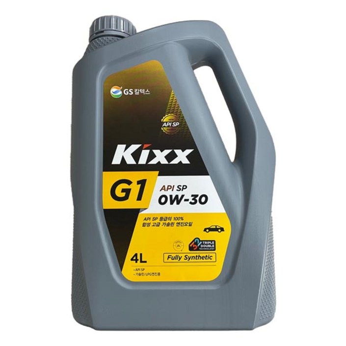 KIXX G1 0W30 SP 4L 가솔린 엔진오일, 단일상품, 1개, 0w30