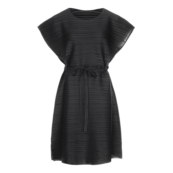 피네플리츠 벨트 캡소매 원피스 4 Color