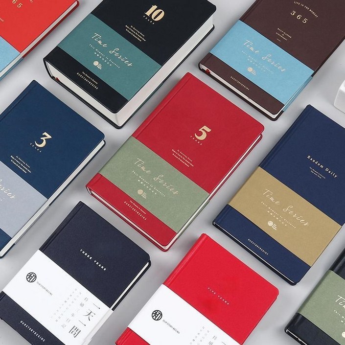 JINGHENG 10년 일기장 일기 3년일기 5년일기 일지장 다이어리 노트