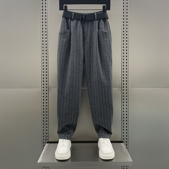 TRENDISTY보그핏 M5684 엣오팬츠  남성 우수한 착용감 허리 밴딩 벨트 팬츠