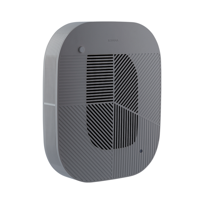 콤마 공기청정기 로브 벽걸이형 안방 아이방 소형, 라이트차콜