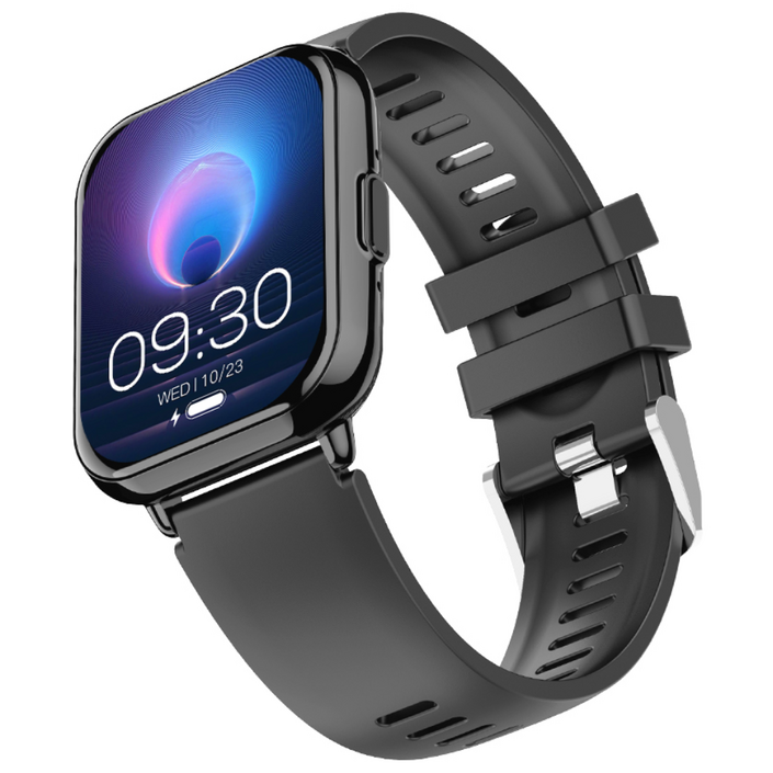 PEJE AI 질문응답 25나라 언어 실시간 번역 블루투스 통화 스마트워치, GPS  블루투스, 4.6cm, 검정색