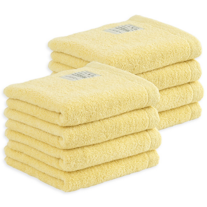 앤에코브 프리미엄 하이브리드 3세대 에코부 수건, 8개, 앤 아이보리