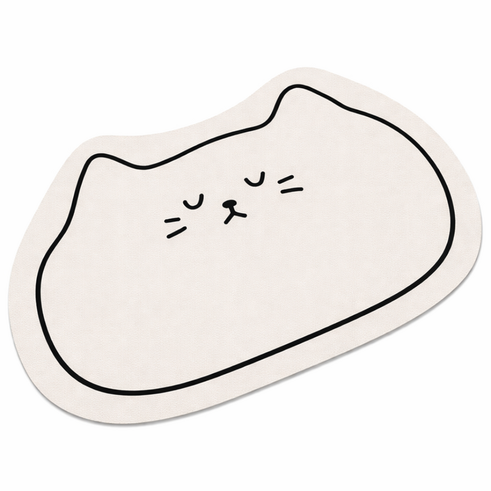 디아쿠아 인테리어 감성 방매트 미끄럼방지 규조토 고양이 매트