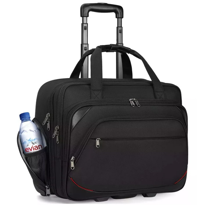 18인치 대용량 방수 멀티 파티션 바퀴 달린 비즈니스 캐리어 PC 가방