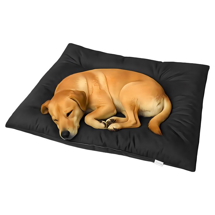 강아지 겨울 방수방석 포근한 쿠션 알러지프리 진드기차단 애견방석 펫방석 애완견 강아지방석, 1개, 블랙