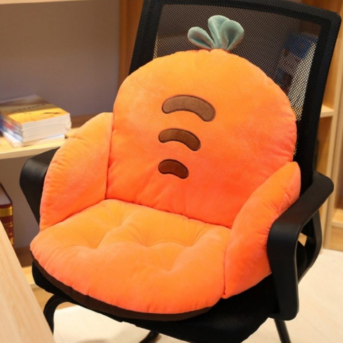 휴템 일체형 캐릭터 방석 등받이 책상 의자 패딩 방석 쿠션