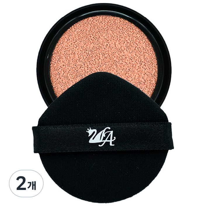 [면세점 브랜드] 투라 토닝 블랙 쿠션 팩트, 리필 21호, 2개