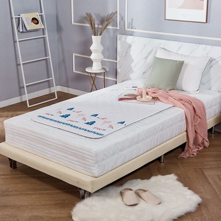 이메텍 싱글 전기요 IMT916, 화이트여우, W 80cm x H 150cm