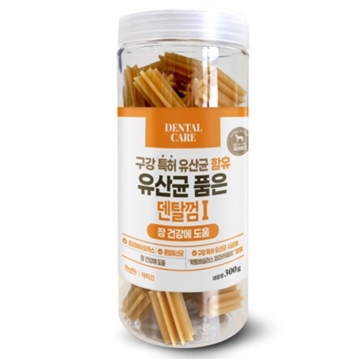 라피끄 강아지 유산균 품은 덴탈껌 I, 300g, 1개, 장 건강