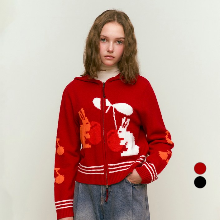 키르시 여성용 위티버니 후드 가디건