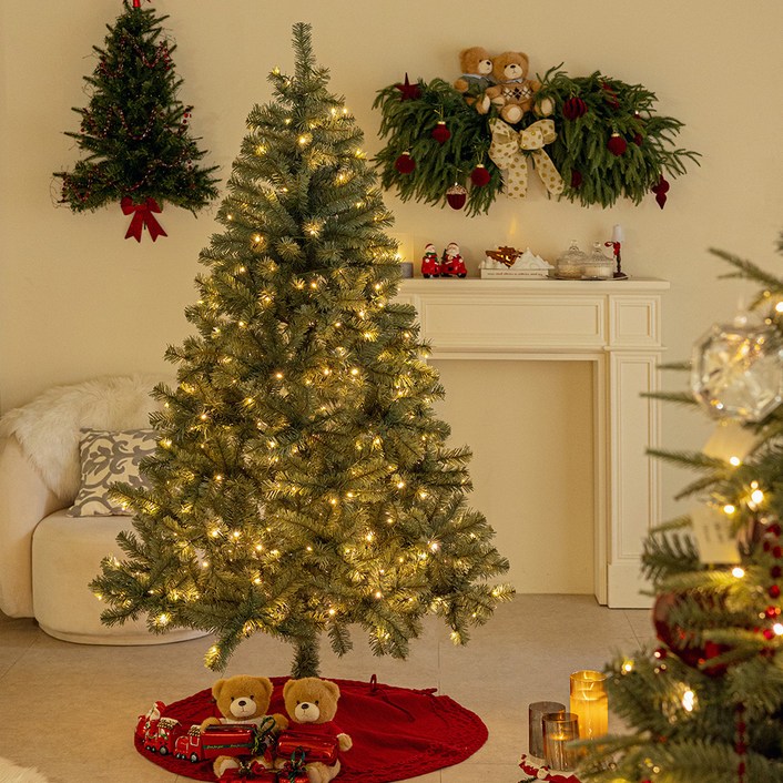 조아트 전구일체형 킥글로우 볼륨 빵빵 크리스마스 트리