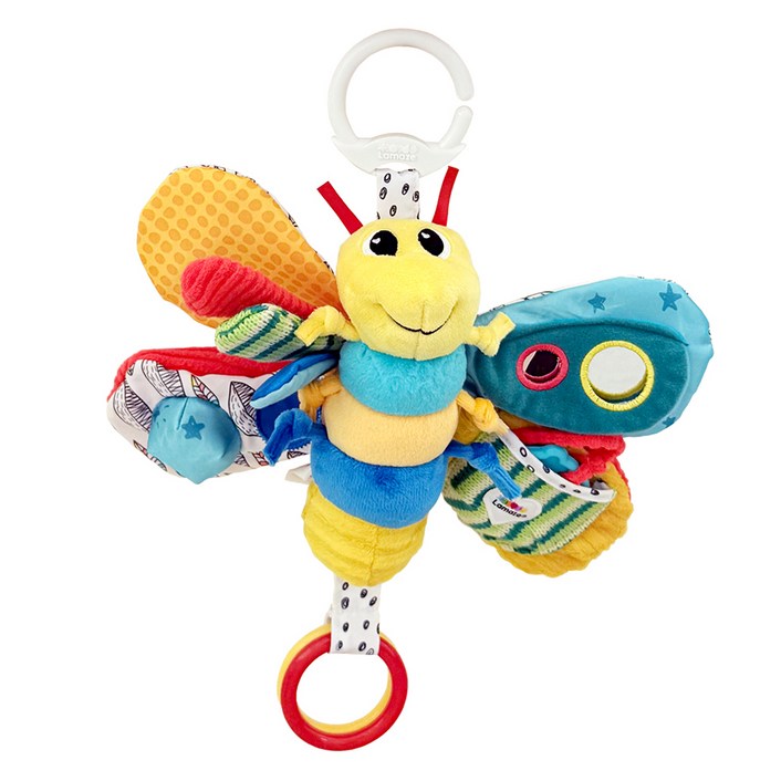 라마즈 노랑나비 유모차완구, 혼합 색상, 1개