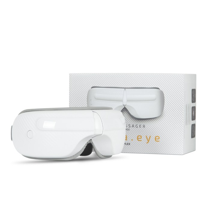 듀플렉스 쎄라아이 무선 온열 눈마사지기, DPEM50, WHITE