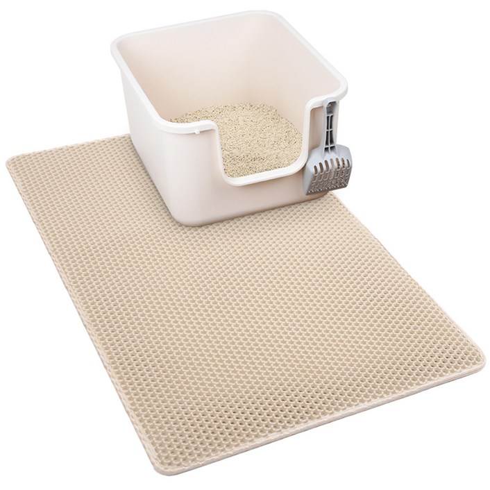 코멧 펫 고양이 사막화방지 벌집모양 모래매트(90x60cm)