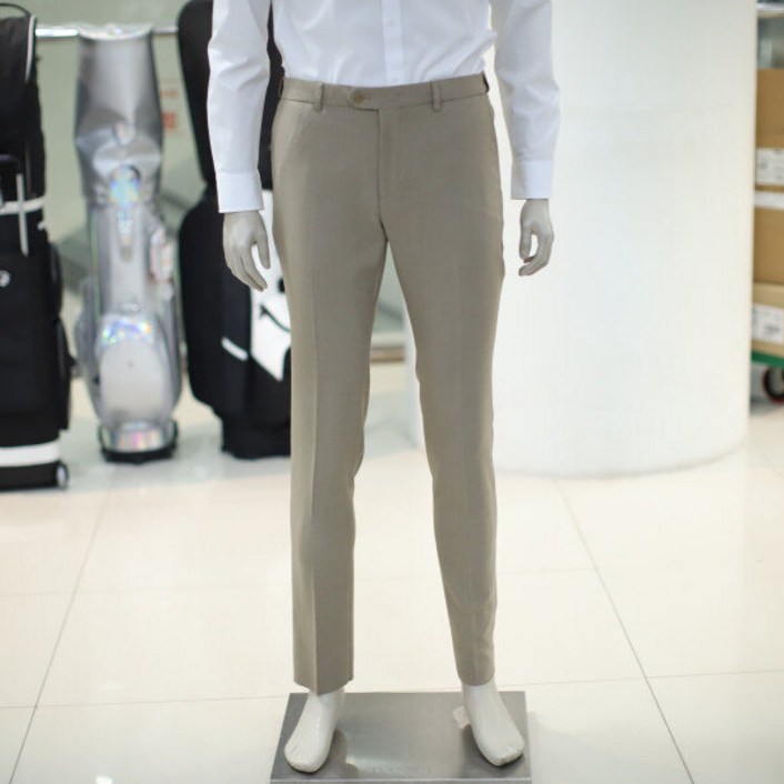 바쏘옴므 봄여름 베이지 슬랙스 바지 WSY1PF40_CA 1567356