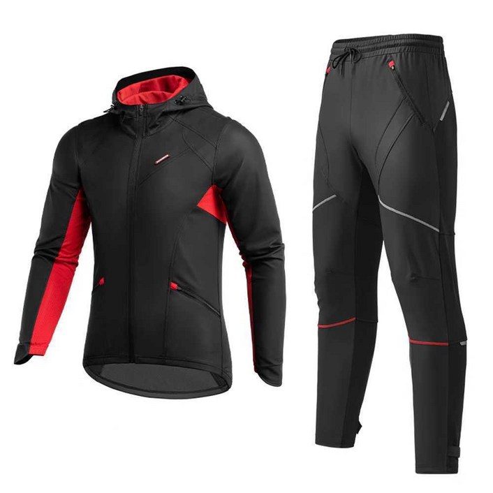 AIRB 겨울 자전거 라이딩복 바지 자켓 기모 방풍 팬츠 타이즈 사이클