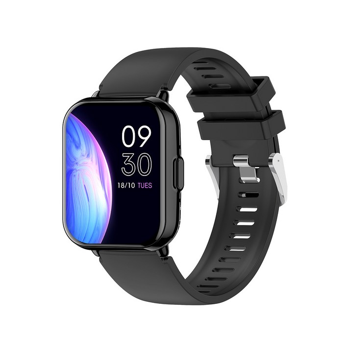 PEJE AI지능문답 25국 실시간대화 번역 GPS운동 수면건강감측 블루투스 통화 인공 스마트워치, GPS  블루투스, 4.6cm, 검정색