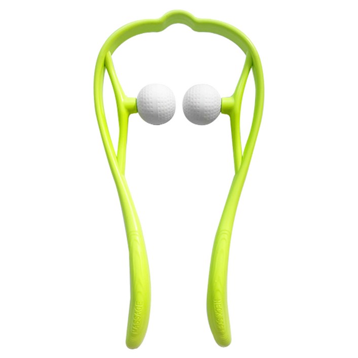 도매창고 골프공 목안마기 경추 목마사지기 뒷목 시원한 어깨 지압기 추석 설날 부모님 선물 승모근 마사지