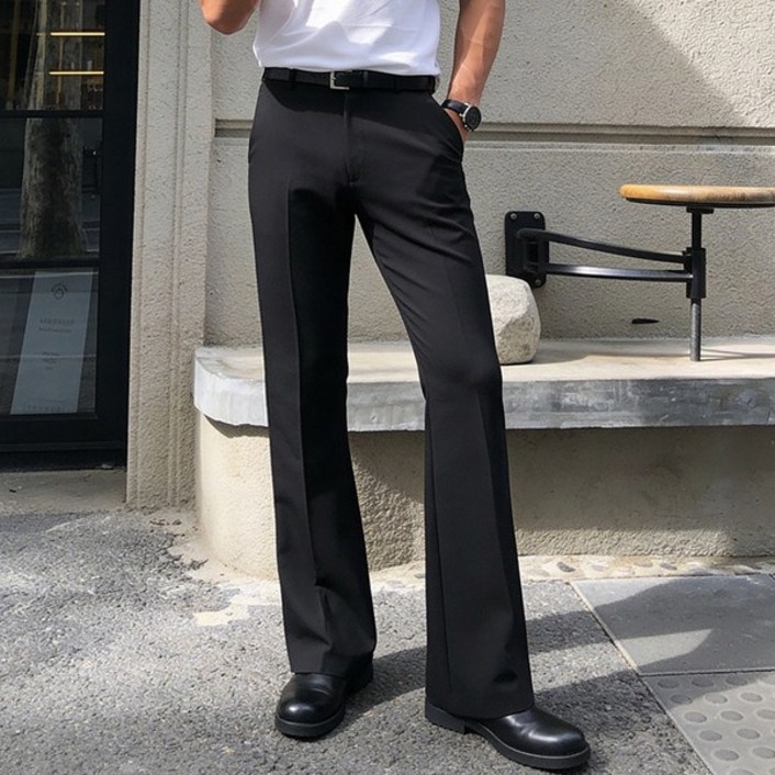 소프트 스판 세미 부츠컷 슬랙스 +2 COLOR