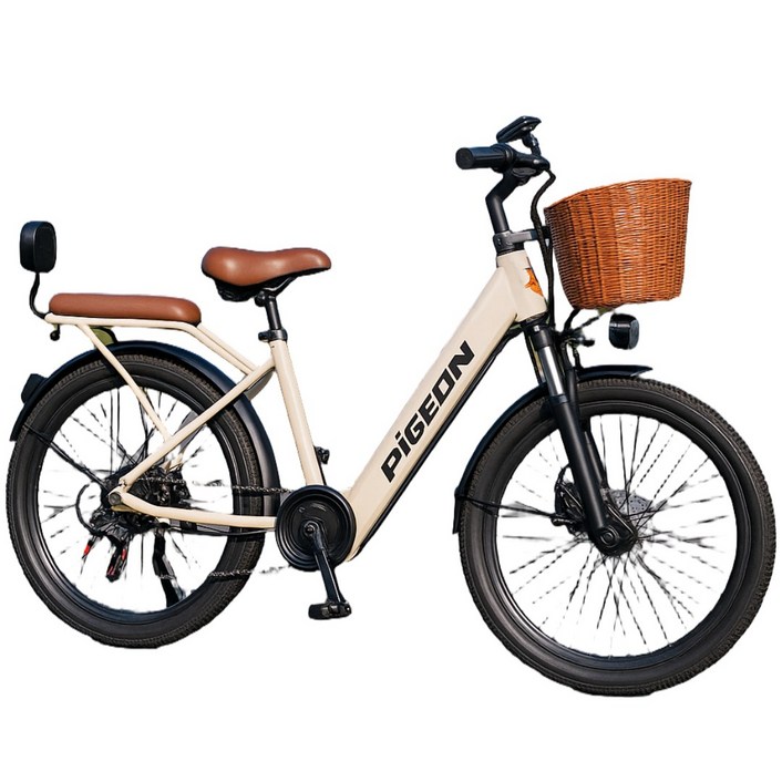 Javellokick 전기자전거 PAS 전동 고출력 출되근 배달 24인치 리튬 배터리 자전거