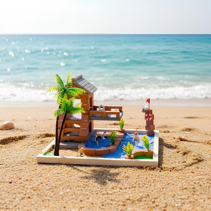 향해사 아로마 향기나는 사계절 집 만들기 DIY 키트, 1개