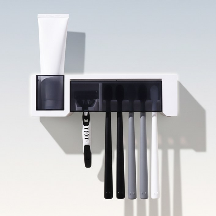 모디노 벽걸이형 24시간 히팅건조 유선 칫솔 살균기