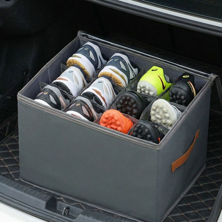 슬러피 트렁크 신발수납함 차량용 신발장 자동차 신발보관함