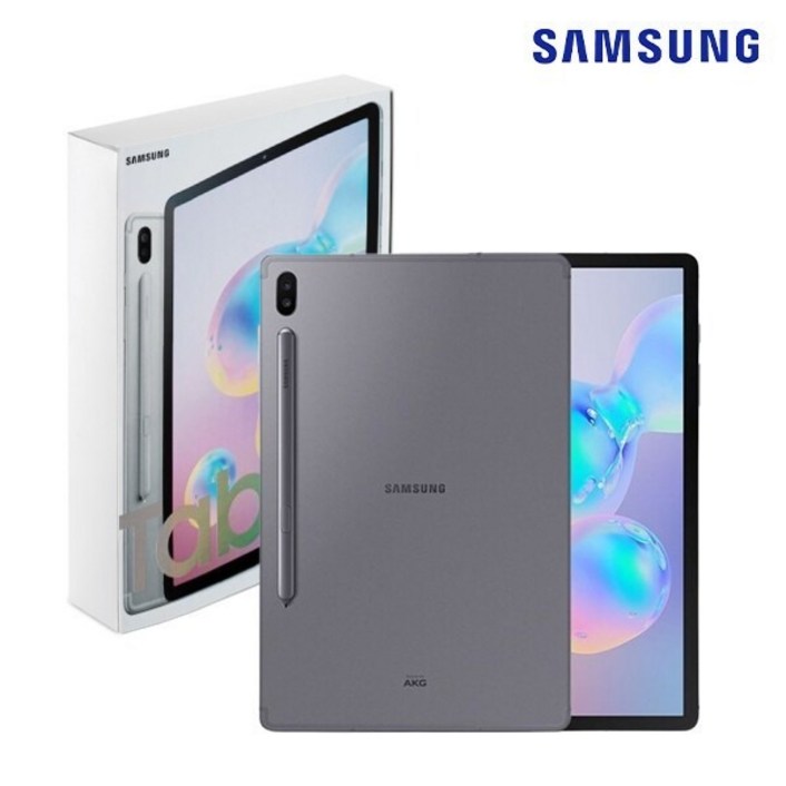 삼성전자 정품박스 S리퍼 갤럭시탭 S6 LTEWiFi 128G SMT865 그레 태블릿PC 구성품 정품박스 탭 정품S펜 충전기, WiFiCellular, 128GB, 그레이