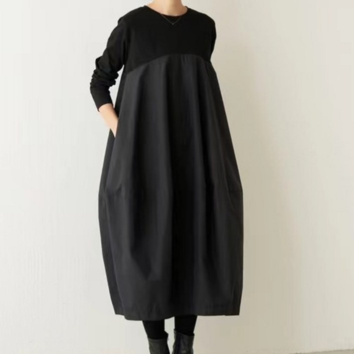 루크 아방핏 코튼 믹스 롱원피스 임부복겸용