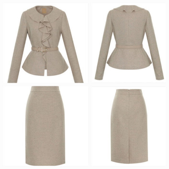 미니멈자켓 스커트 세트 (MWDAWJ0060MWDAWS0060DN1)_IC 2498492