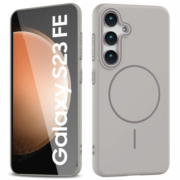 아칸크 삼성 갤럭시 S23FE SM-S711N 맥세이프 M 솔리드 라인 마그네틱 슬림핏 휴대폰 케이스