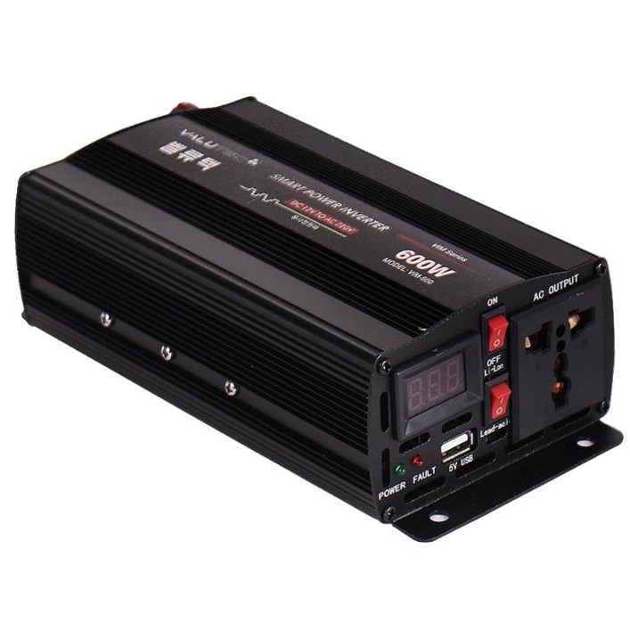 벨류텍 차량용 파워인버터 유사정현파 VIM-600 12V