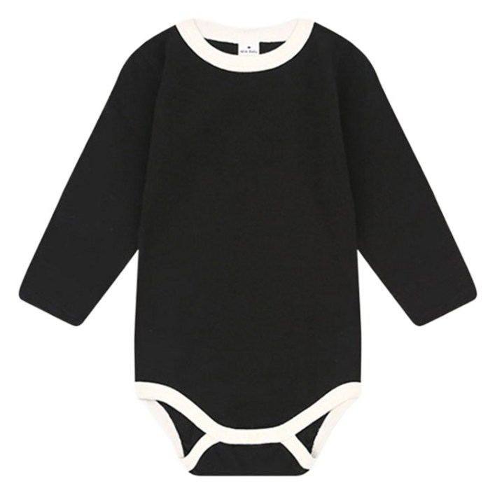 MilkBaby 멜로우 긴팔 아기 바디수트