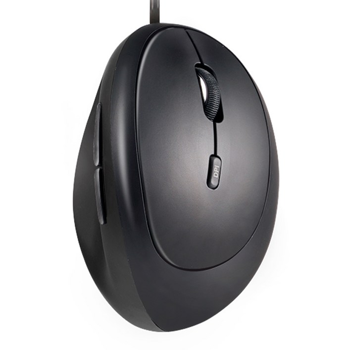 코시 라운드 미니 버티컬 마우스 M3185, M3185, 블랙