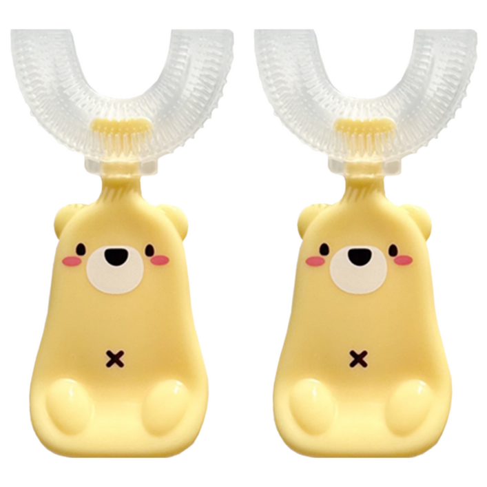 나와아기 U자형 실리콘 영유아칫솔