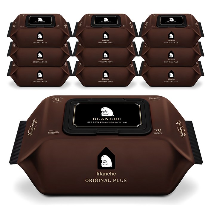 블랑슈 오리지널 플러스 아기물티슈 캡형