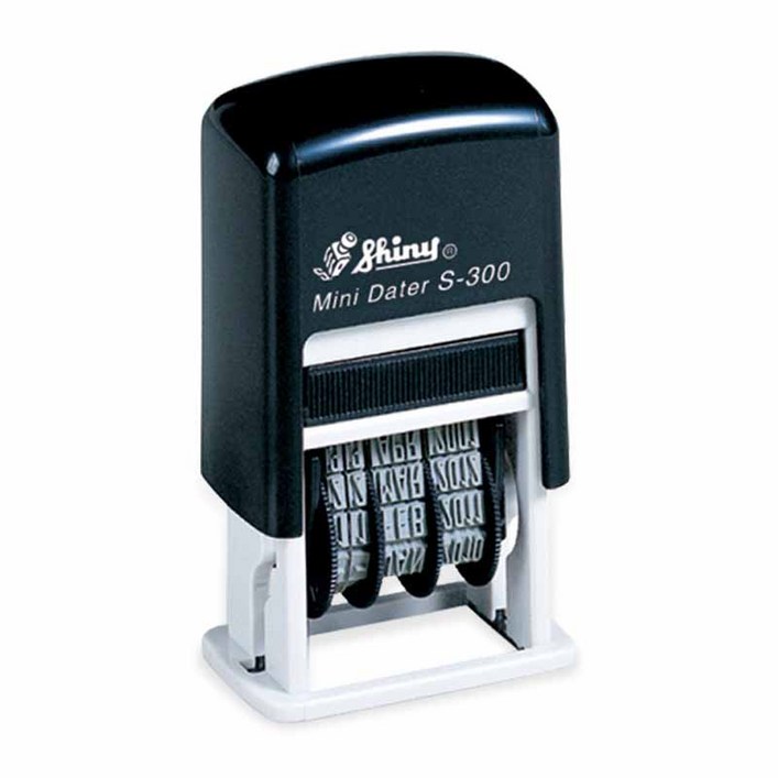 Shiny S300 날짜 일부인 자동스탬프 케이스 랜덤발송