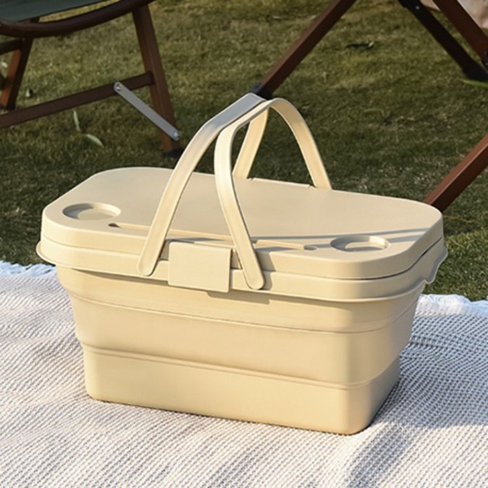 스포비젼 피크닉 캠핑 다용도 스토리지 자바라 바스켓