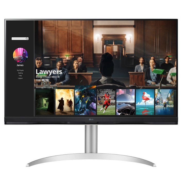 LG전자 4K UHD 스마트 모니터, 80cm, 32SQ730SW LG전자 4K UHD 스마트 모니터, 80cm, 32SQ730SW