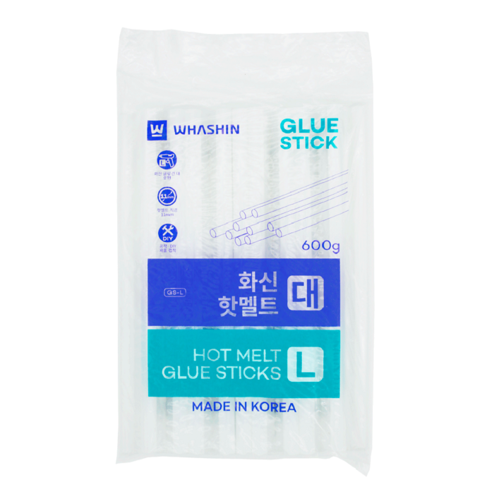 화신 핫멜트 글루 스틱 대 11mm 600g