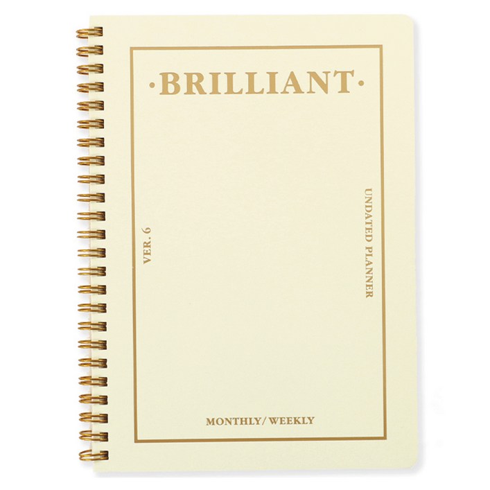 페이퍼리안 Brilliant weekly planner 만년형