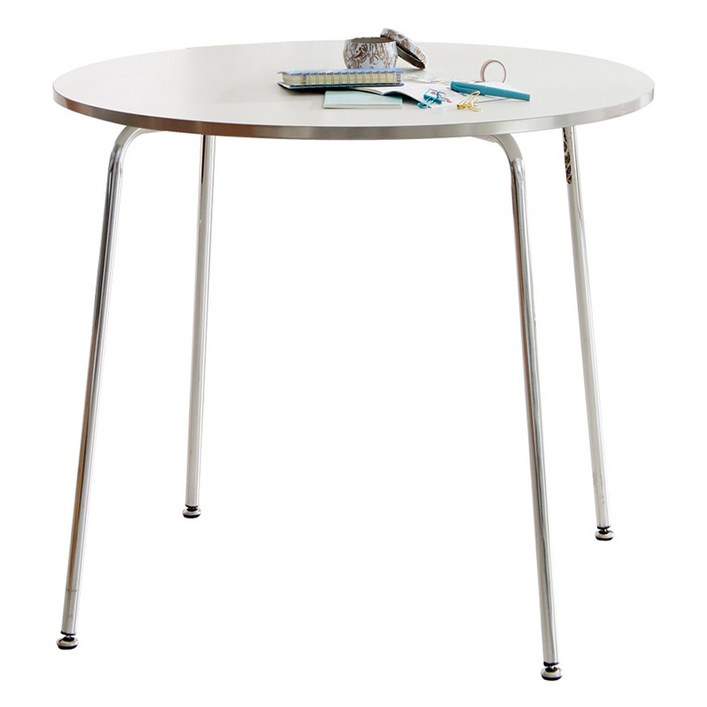 베스트리빙 크롬 원형 테이블