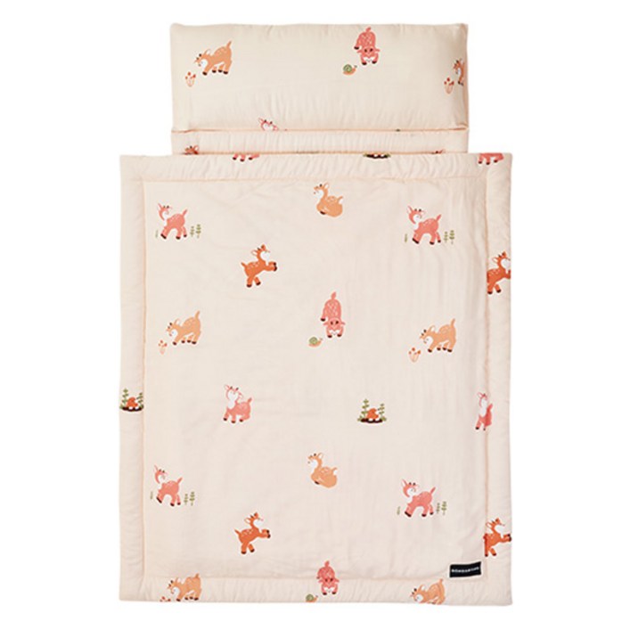 도노도노 유아용 모달 비스코스 사계절 양면 낮잠이불 세트