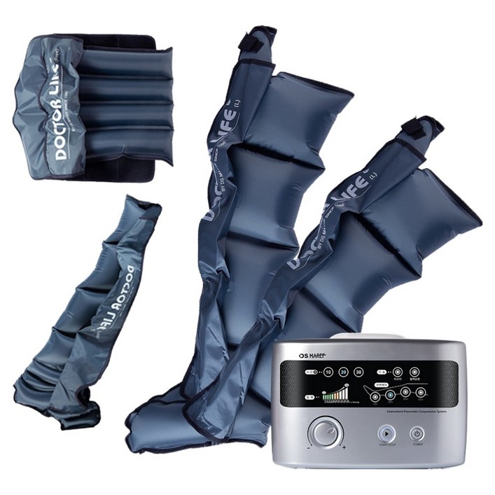 닥터라이프 공기압 의료기기 종아리 다리 팔 허리 혈액순환 마사지기 안마기 풀 세트